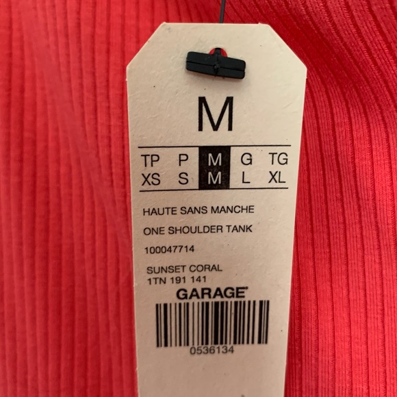 NWT One Shoulder Tank Crop Top - Picture 5 of 6